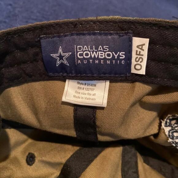Dallas Cowboys Authentic Camouflage Star Logo Adjustable Baseball Hat - Picture 6 of 6